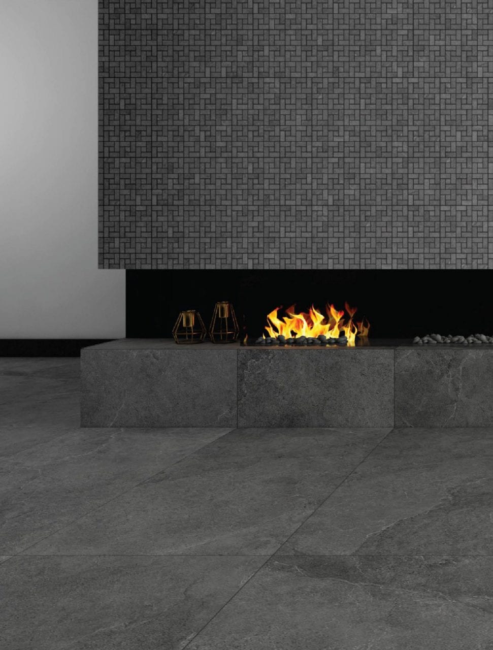 Enzo Cinder 4 Enzo Cinder 4 Tiles Used In A Fireplace