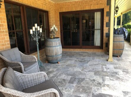 Silver travertine Newcastle